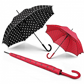 Umbrela automata cu buline si maner curb - 31117